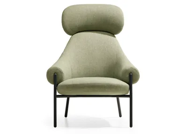FENDER FD 8090 - Fabric armchair with headrest by True Design - view 2